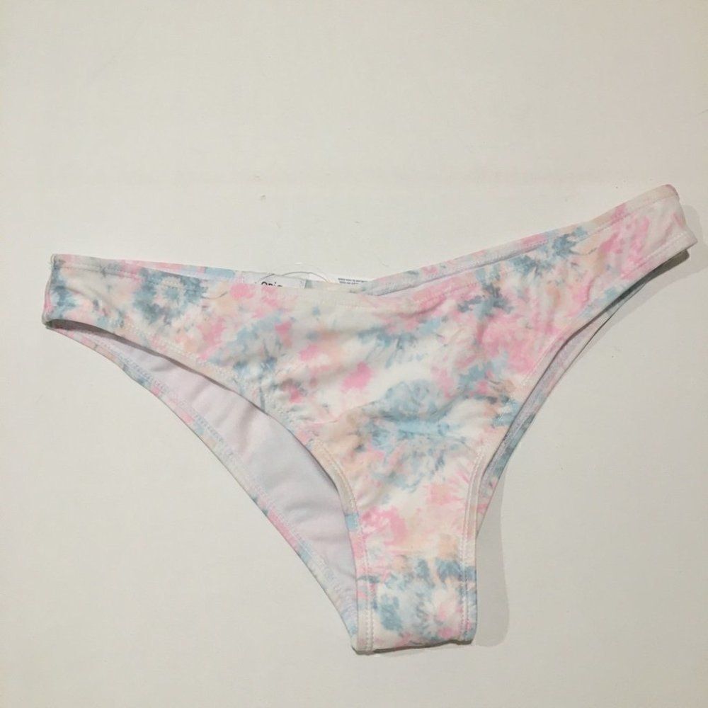 Onia Tie Dye pastel cotton candy Bikini bottoms Lg
